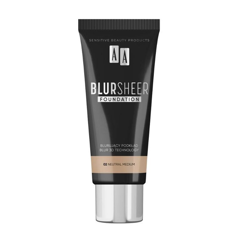 AA, Blur Sheer, podkład blurujący, 02 neutral medium, 30 ml
