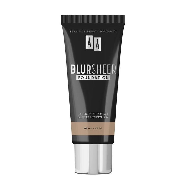 AA, Blur Sheer, podkład blurujący, 03 tan - beige, 30 ml