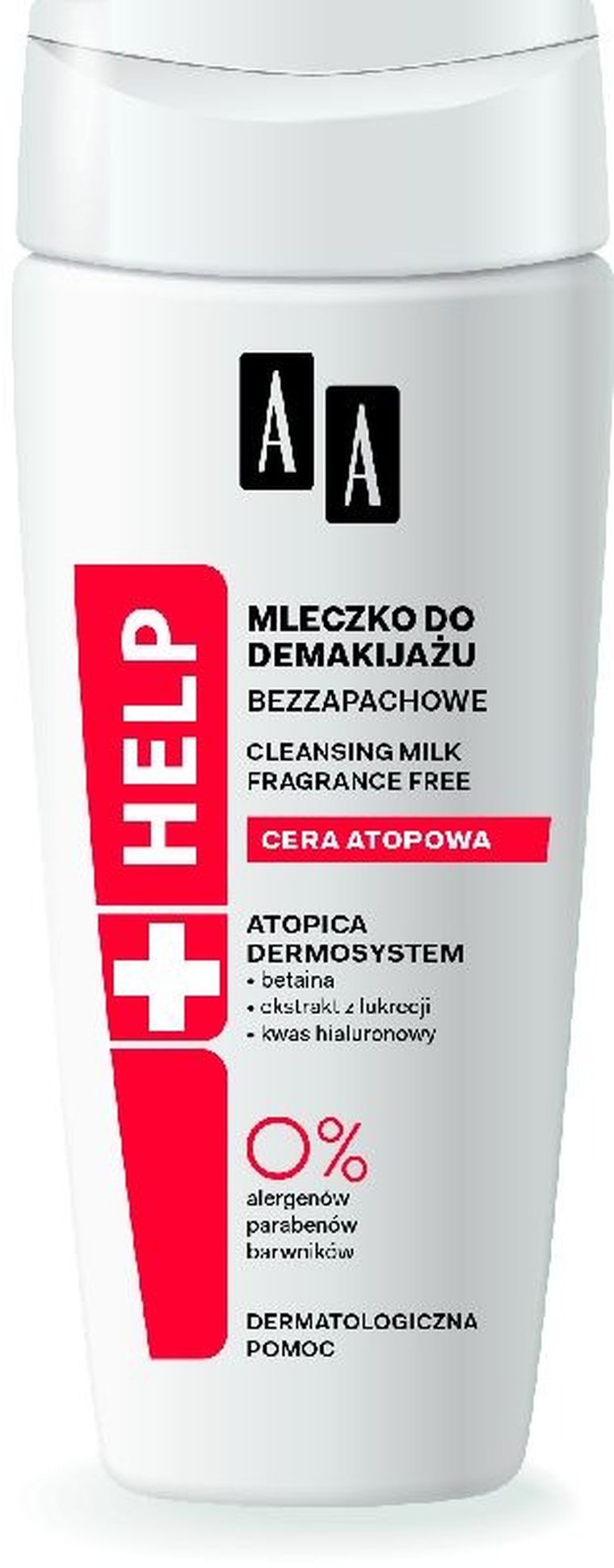AA, Help, Cera atopowa, mleczko do demakijażu, 250 ml