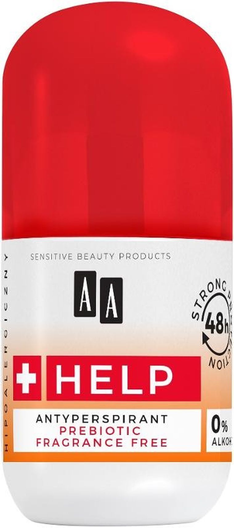 AA, Help, dezodorant antyperspirant, roll-on, prebiotic, 50 ml