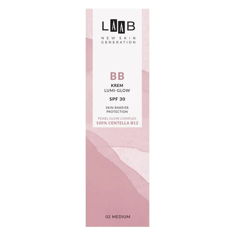 AA, LAAB, krem bb lumi glow spf 30, 02 medium, 30 ml