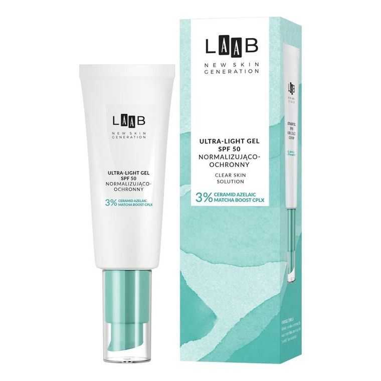 AA, Laab Ultra-Light, żel normalizująco - ochronny spf 50, 40 ml