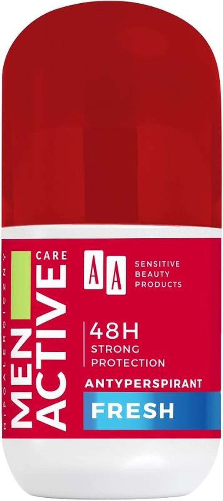 AA, Men Active Care, dezodorant antyperspirant, roll-on, fresh, 50 ml