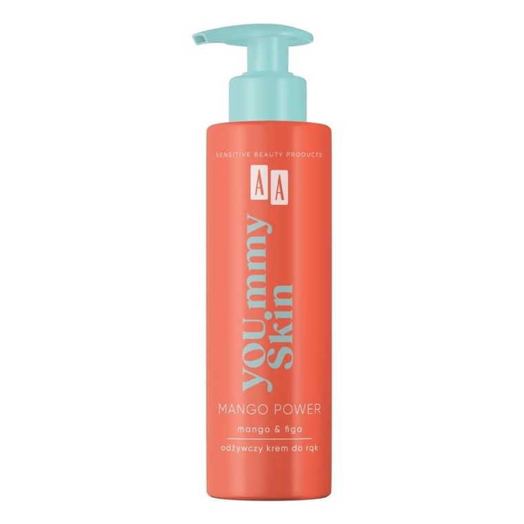 AA, YOU.mmy Skin Mango Power, odżywczy krem do rąk, 200 ml