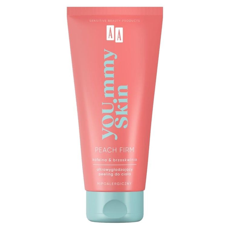 AA, Yoummy Skin Peach Firm, ultrawygładzający peeling do ciała, 200 ml