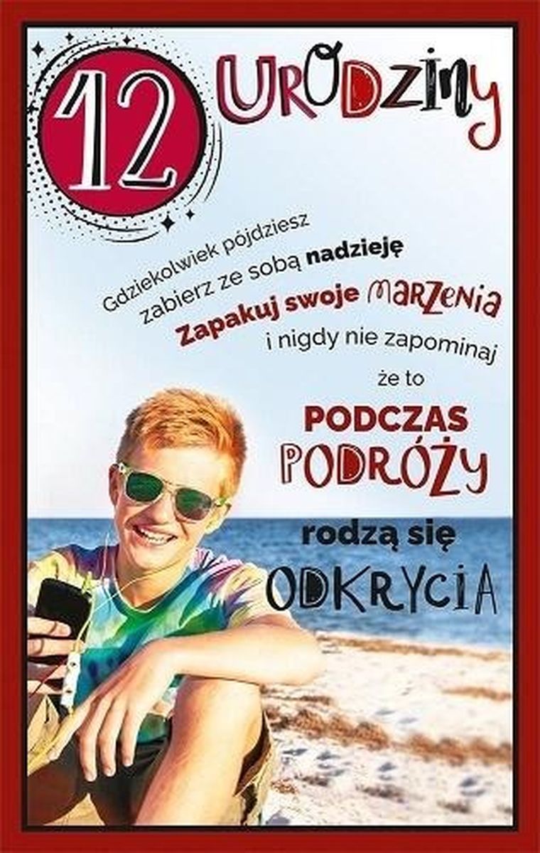 AbCard, kartka okolicznościowa, Urodziny 12