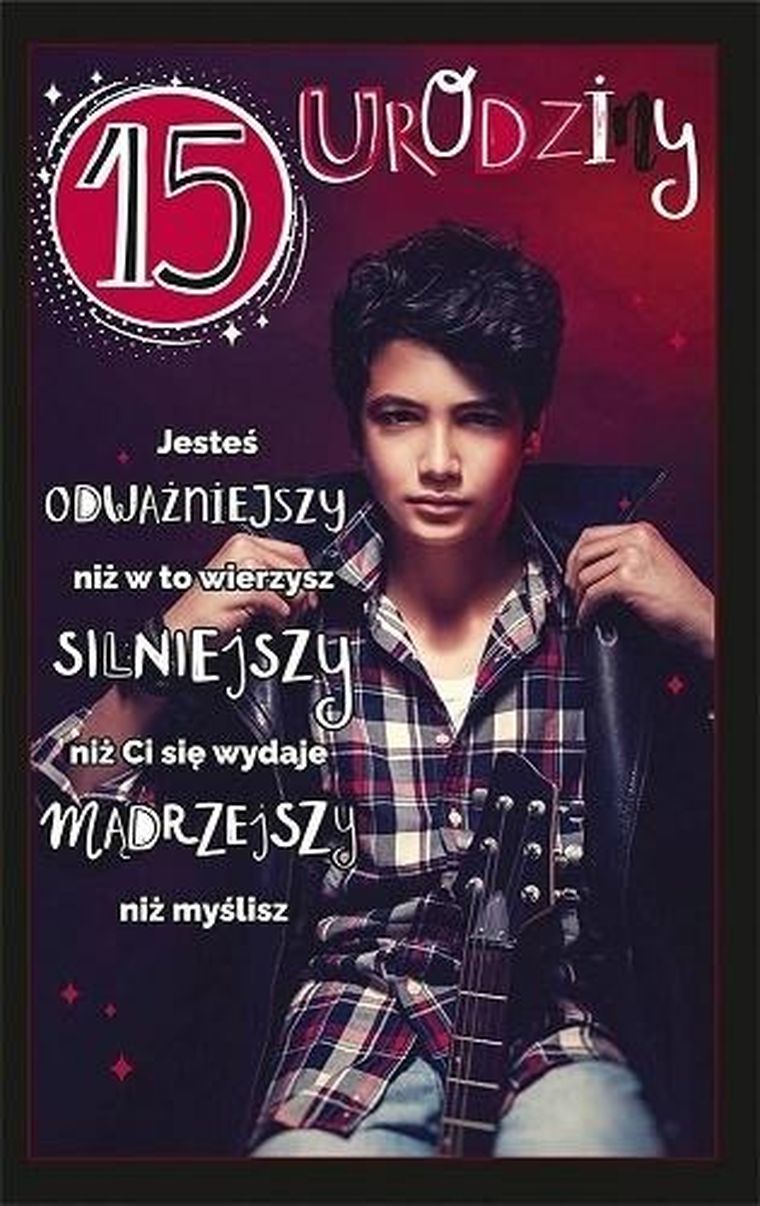 AbCard, kartka okolicznościowa, Urodziny 15