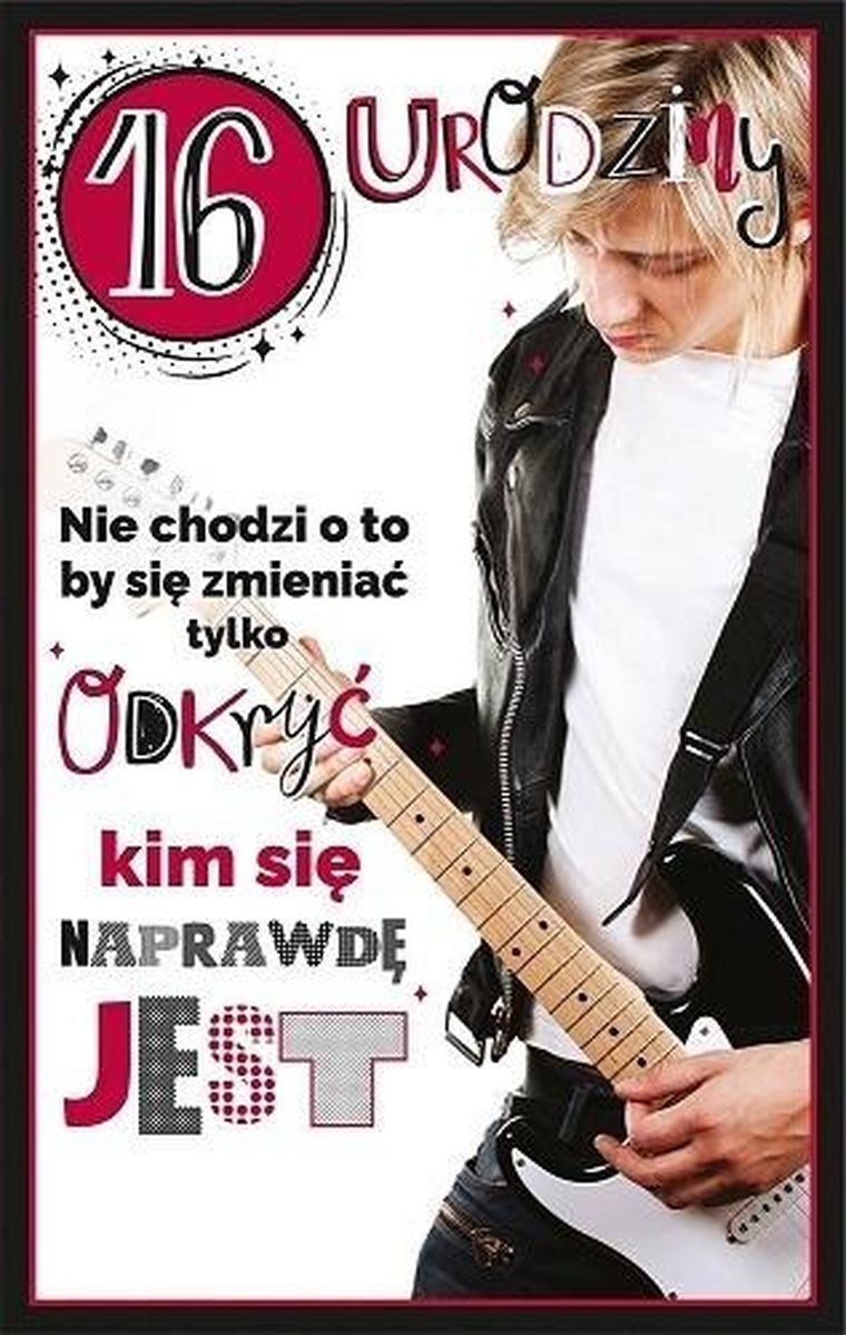 AbCard, kartka okolicznościowa, Urodziny 16