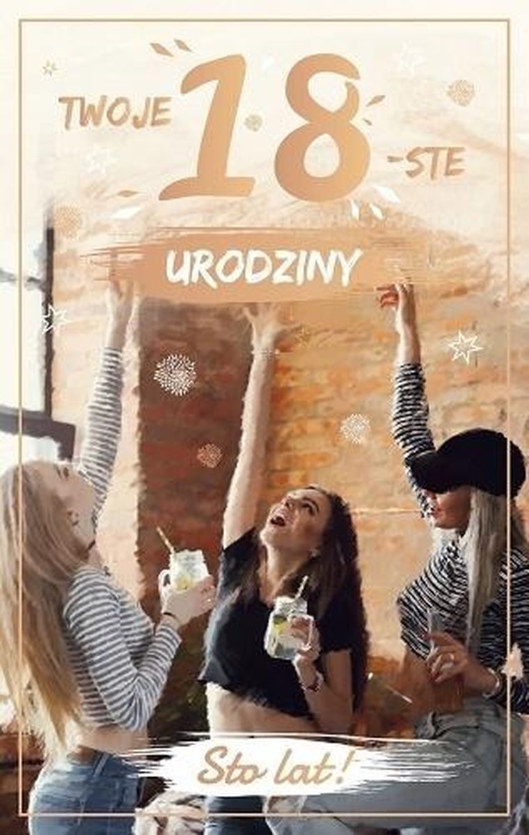 AbCard, kartka okolicznościowa, Urodziny 18