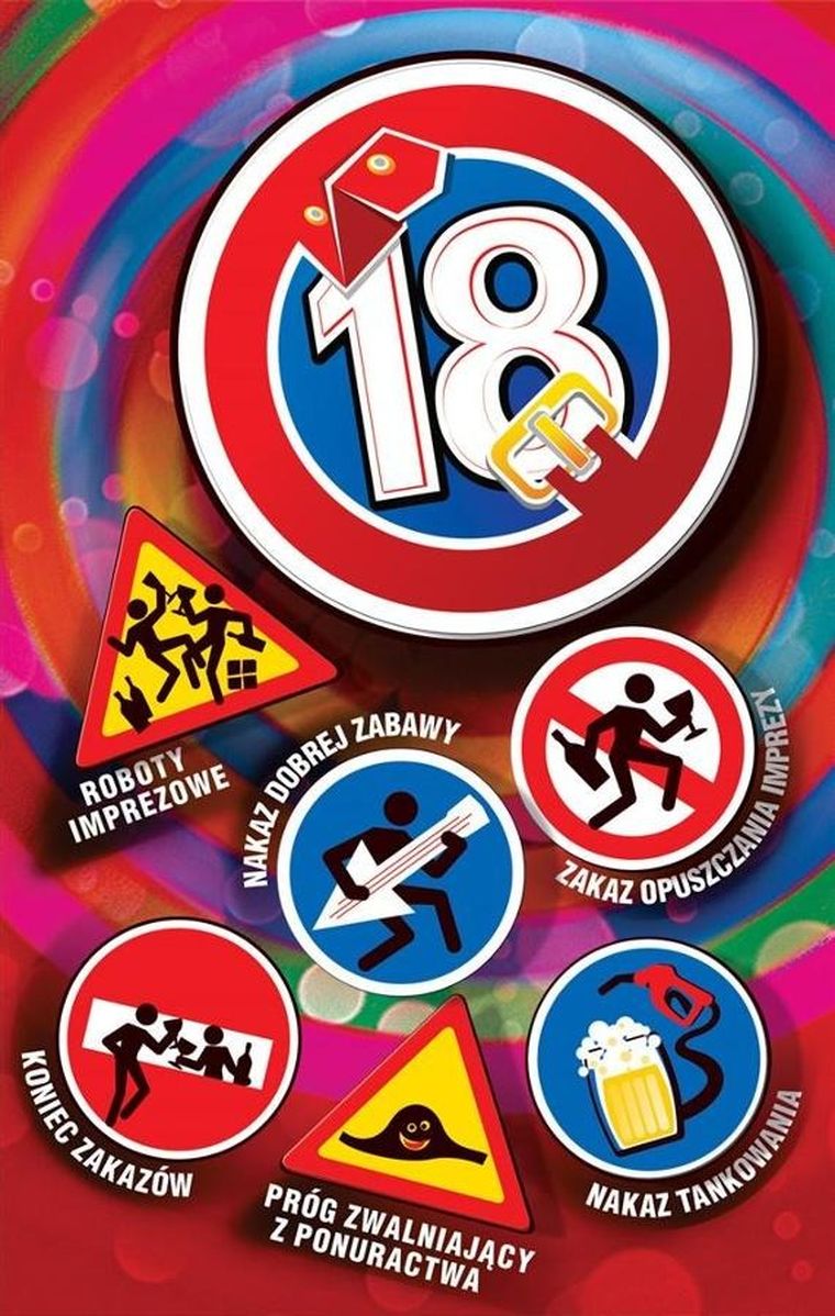 AbCard, kartka okolicznościowa, Urodziny 18