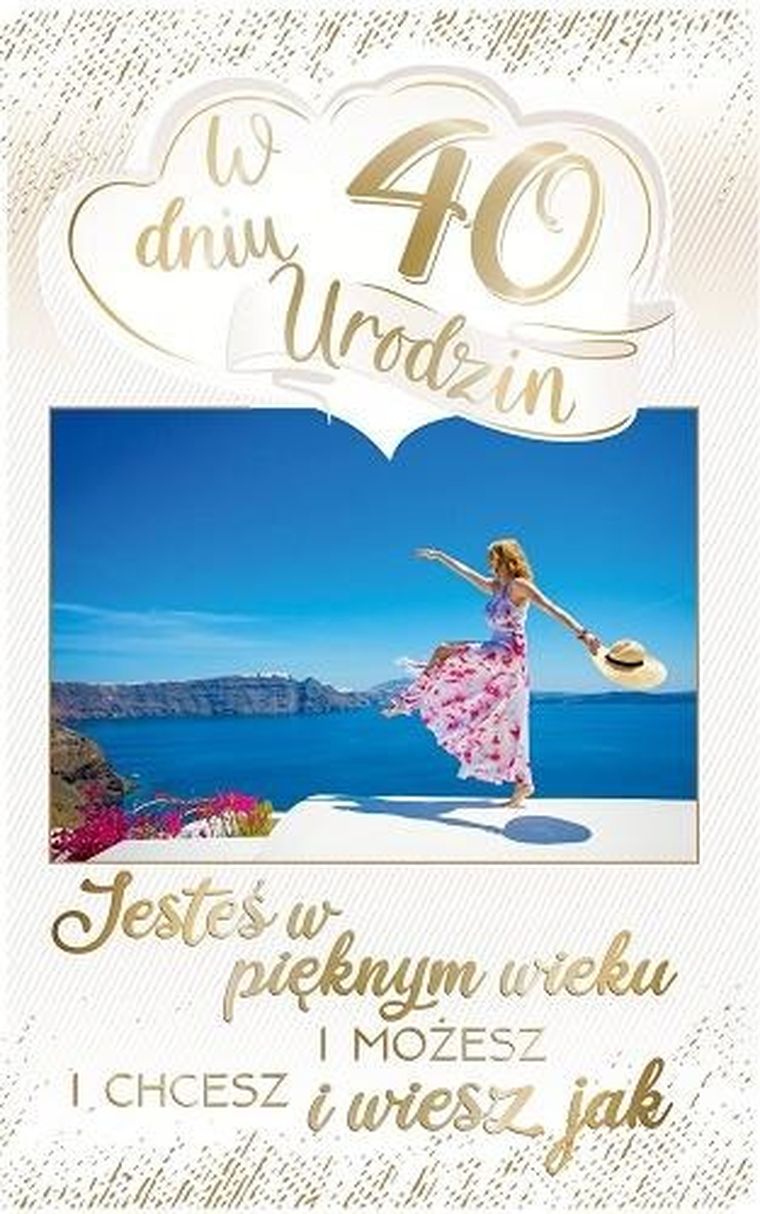 AbCard, kartka okolicznościowa, Urodziny 40