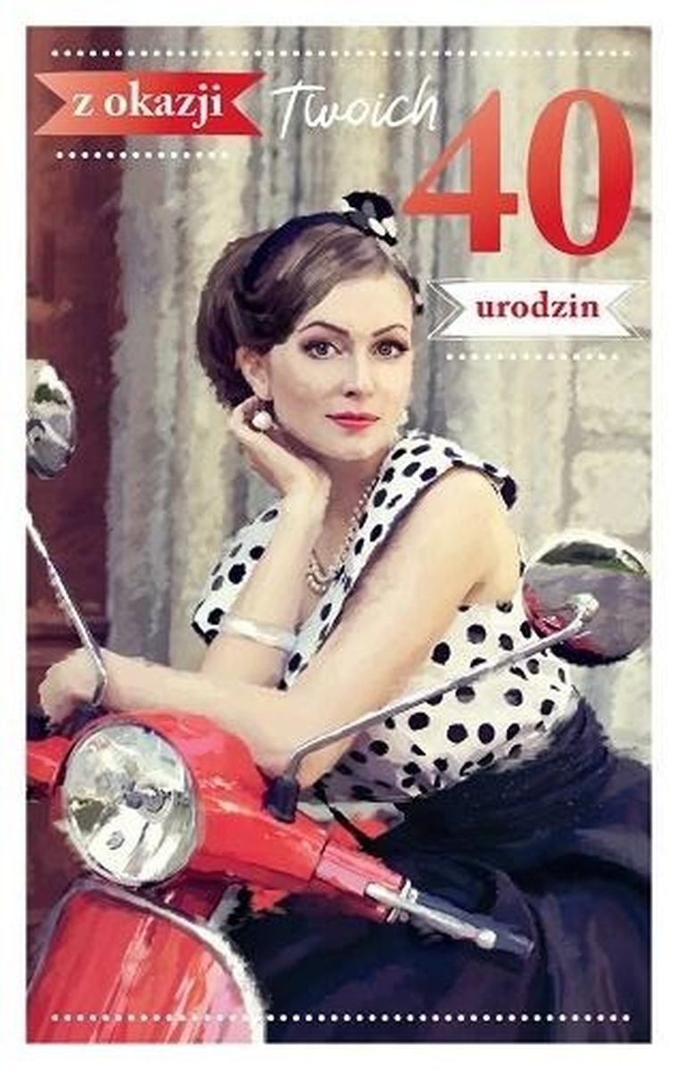 AbCard, kartka okolicznościowa, Urodziny 40