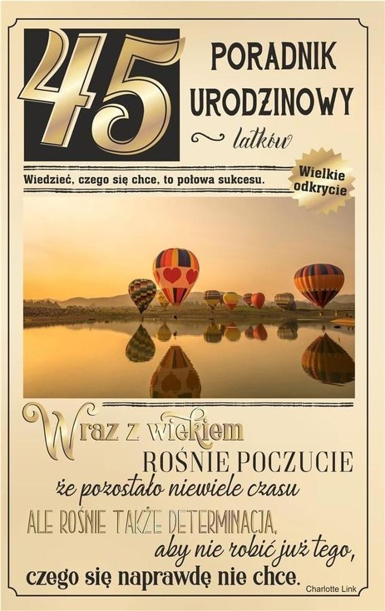 AbCard, kartka okolicznościowa, Urodziny 45