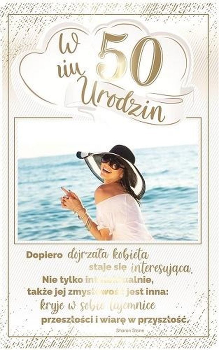 AbCard, kartka okolicznościowa, Urodziny 50