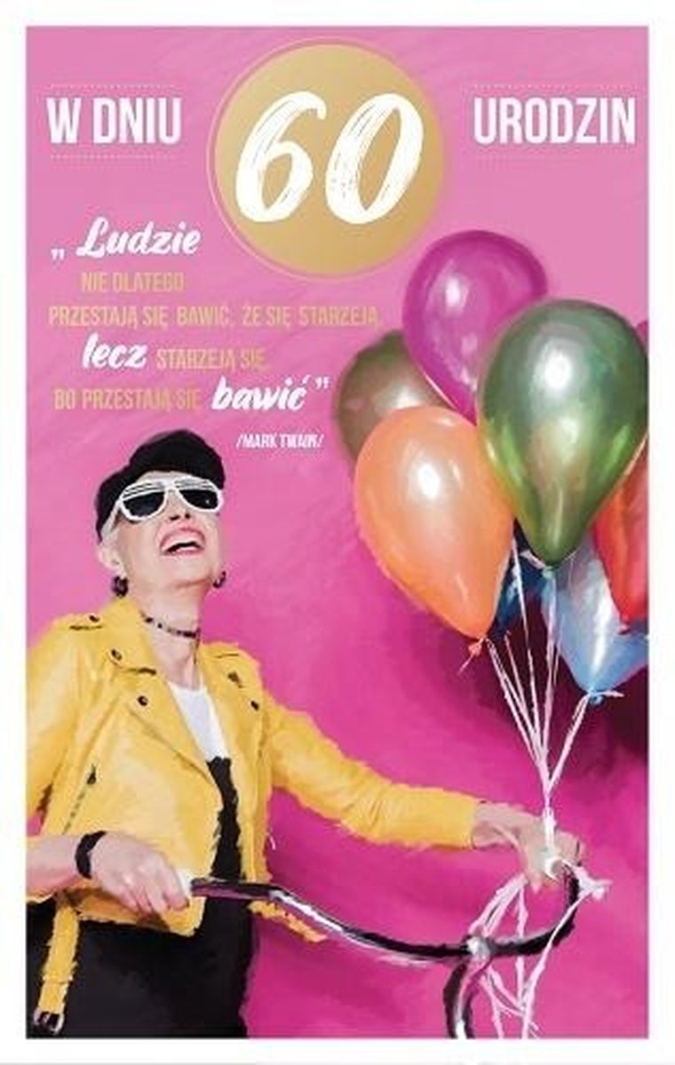AbCard, kartka okolicznościowa, Urodziny 60