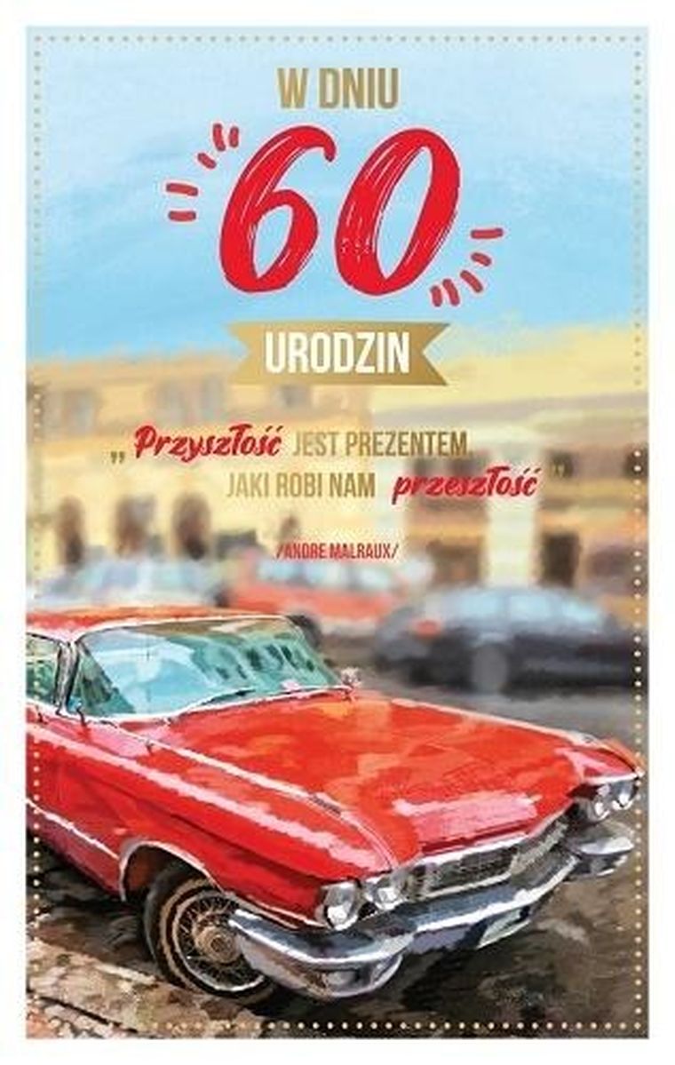 AbCard, kartka okolicznościowa, Urodziny 60