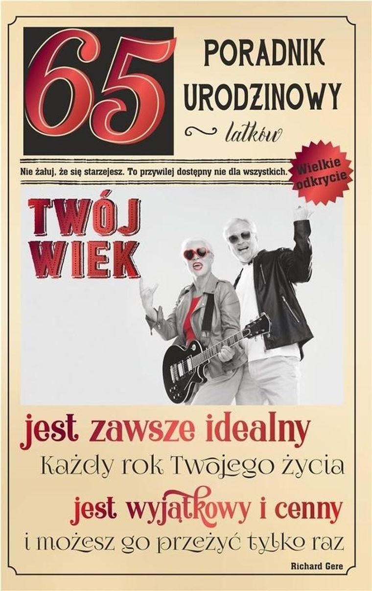AbCard, kartka okolicznościowa, Urodziny 65