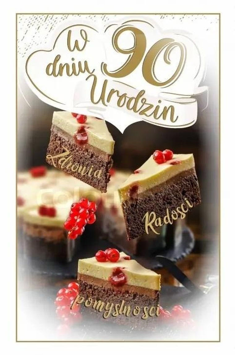AbCard, kartka okolicznościowa, Urodziny 90