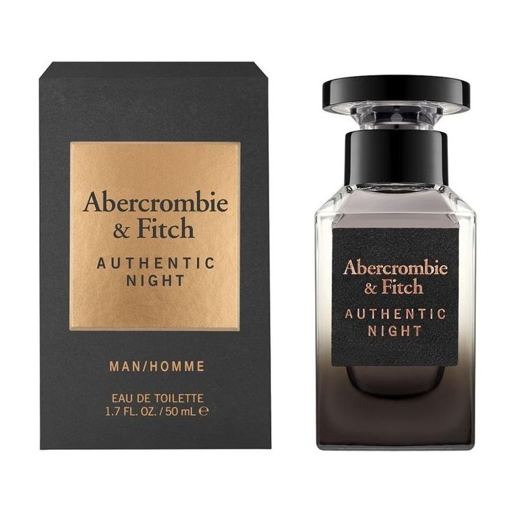 Abercrombie&Fitch, Authentic Night Man, woda toaletowa, spray, 50 ml