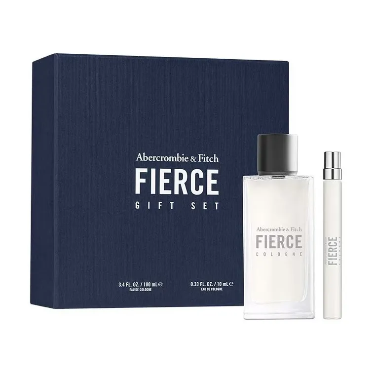 abercrombie & fitch fierce cologne holiday edition woda kolońska 100 ml   zestaw