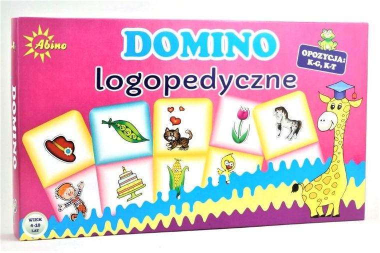 Abino, Domino logopedyczne J-R, R-L, gra edukacyjna