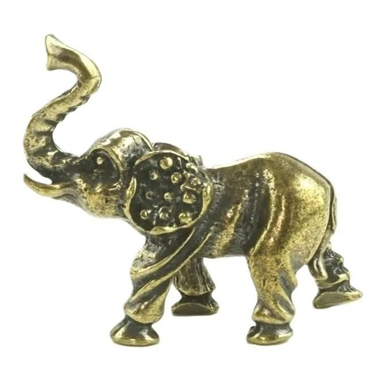 Abino, figurka metalowa, słoń indyjski
