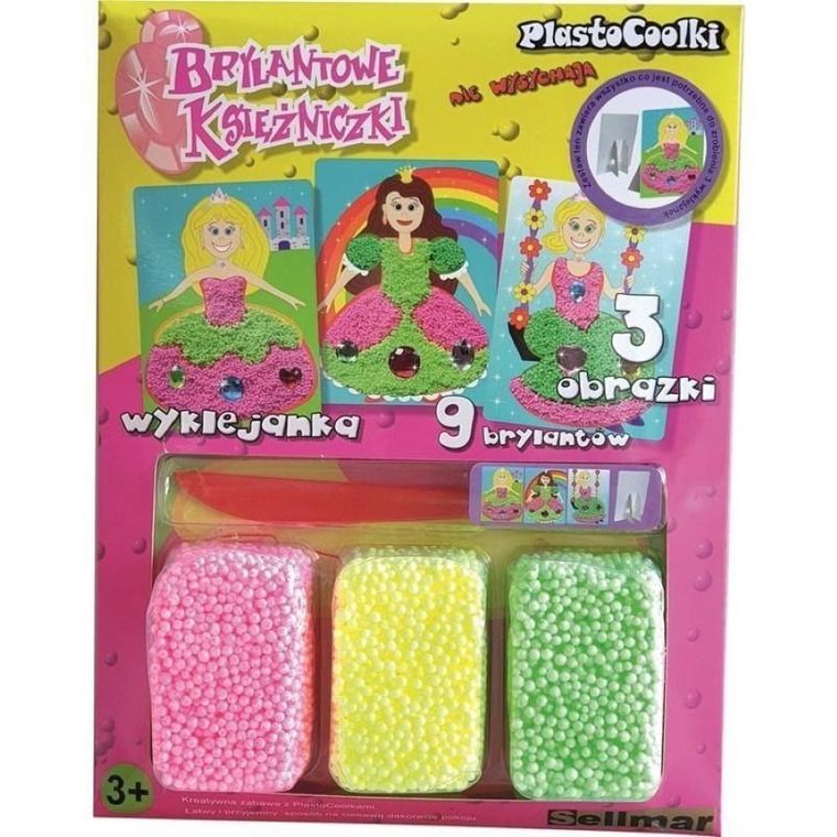 Abino, PlastoCoolki, masa plastyczna, wyklejanka, księżniczki