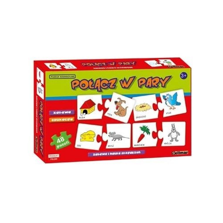 Abino, Połącz w pary, puzzle, 24 elementy