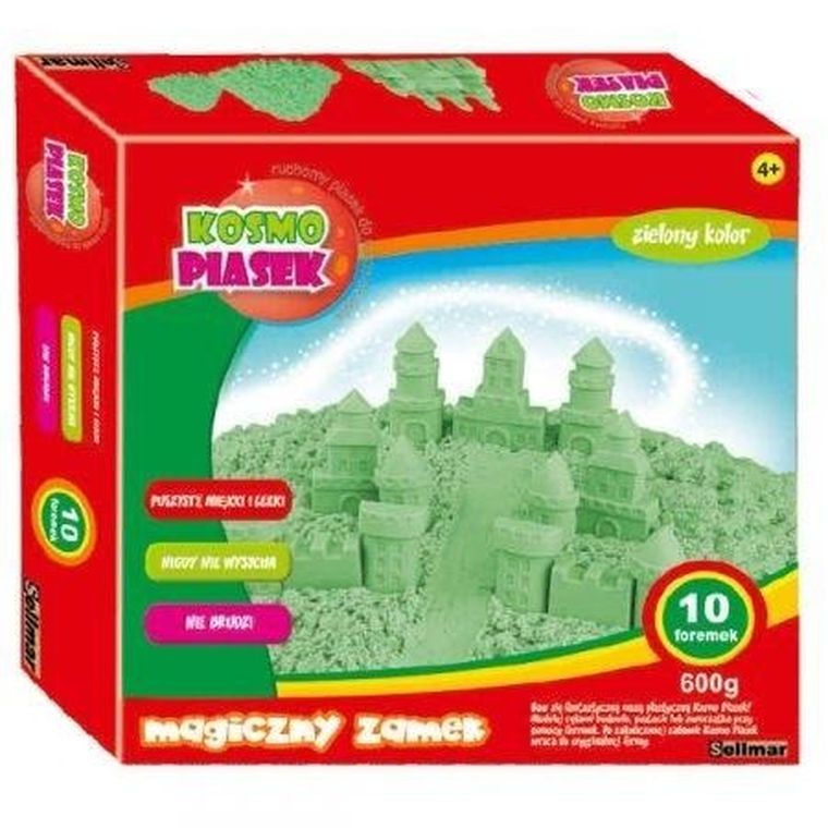 Abino, Sellmar, piasek kinetyczny, kosmo piasek, zamek, 600g