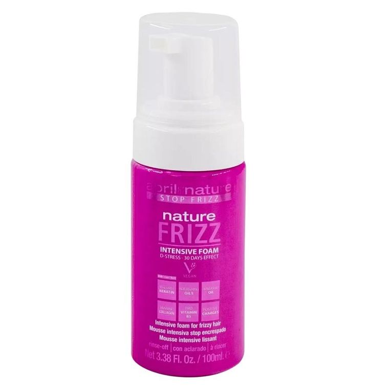 Abril et Nature, Nature Frizz Intensive Foam, pianka do włosów puszących się, 100 ml