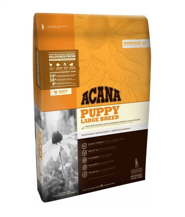 Acana Puppy Large Breed, karma sucha dla szczeniąt ras dużych, 17 kg
