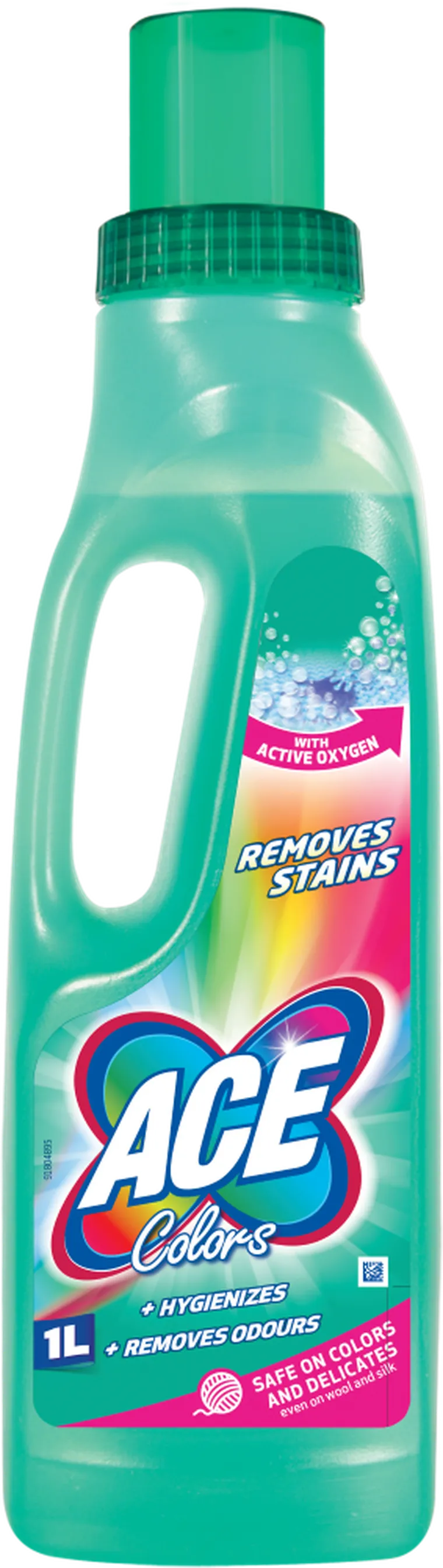 ACE, delikatny odplamiacz do tkanin kolorowych, 1l