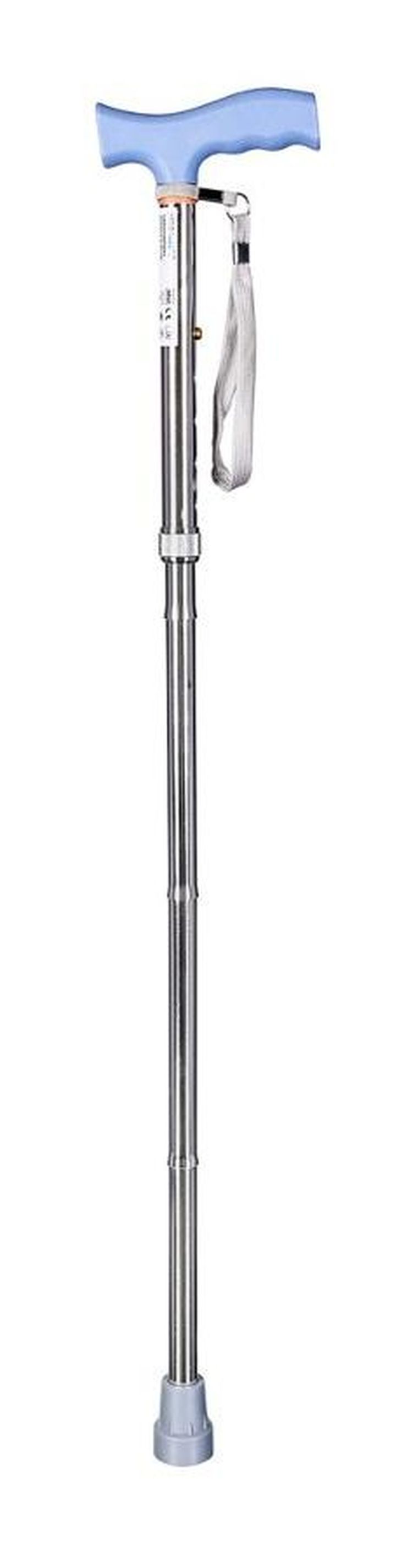 Actionmed, laska inwalidzka, składana, srebrna