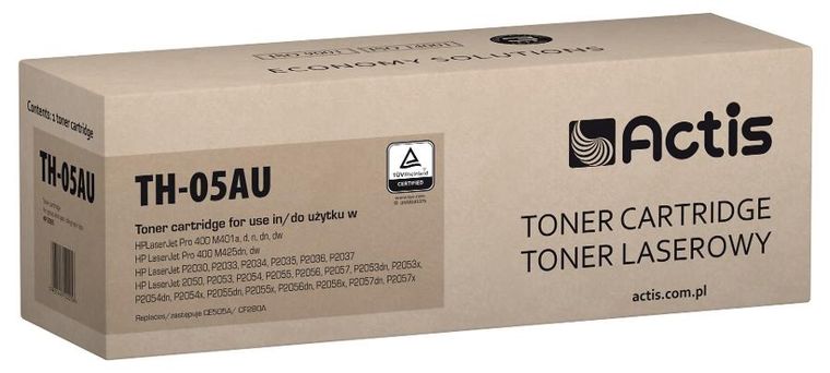 Actis Th-05au Toner Uniwersalny, zamiennik Hp 05a Ce505a, Cf280a, Standard, 2800 Stron, czarny