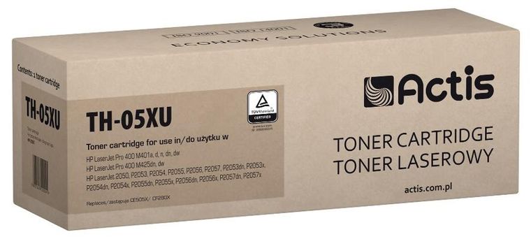 Actis Th-05xu Toner Uniwersalny, zamiennik Hp 05x Ce505x, Cf280x, Standard, 7200 Stron, czarny