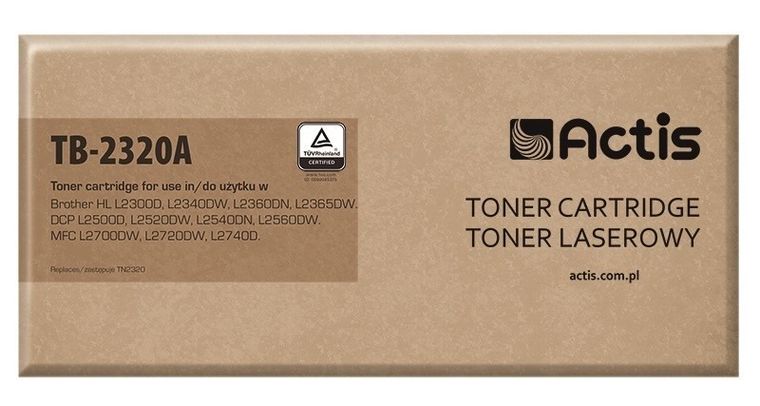 Actis, toner do drukarki, TB-2320A, zamiennik Brother TN-2320, Supreme, 2600 stron, czarny