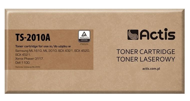 Actis, toner do drukarki, TS-2010A, zamiennik Samsung ML-1610D2/ML-2010D3, Standard, 3000 stron, czarny