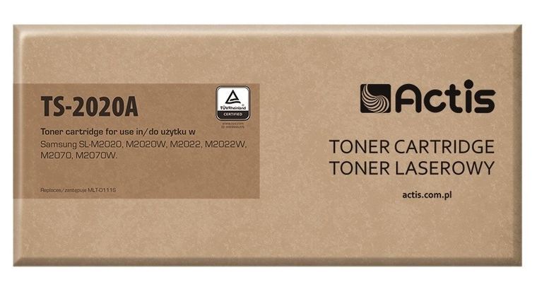 Actis, toner do drukarki, TS-2020A, zamiennik Samsung MLT-D111S, Supreme, 1000 stron, czarny