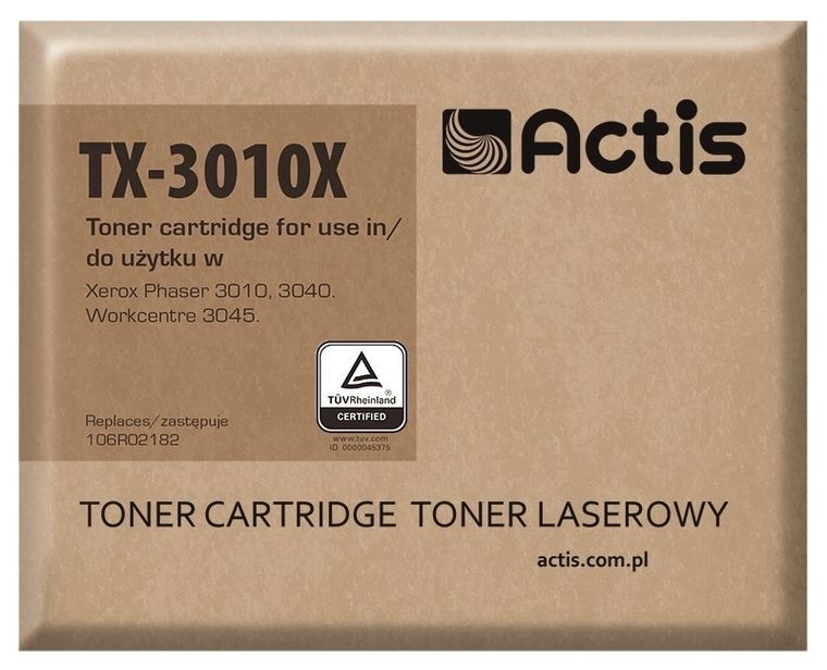 Actis, toner do drukarki, TX-3010X, zamiennik Xerox 106R02182, 2300 stron, czarny