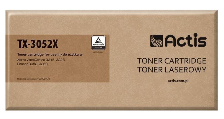 Actis, toner do drukarki, TX-3052X, zamiennik Xerox 106R02778, Standard, 3000 stron, czarny