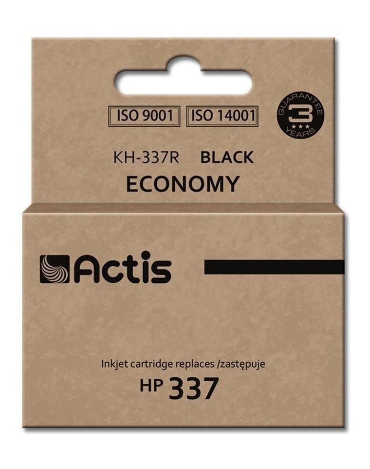 Actis, tusz do drukarki, KH-337R, zamiennik HP 337 C9364A, Standard, 15 ml, czarny