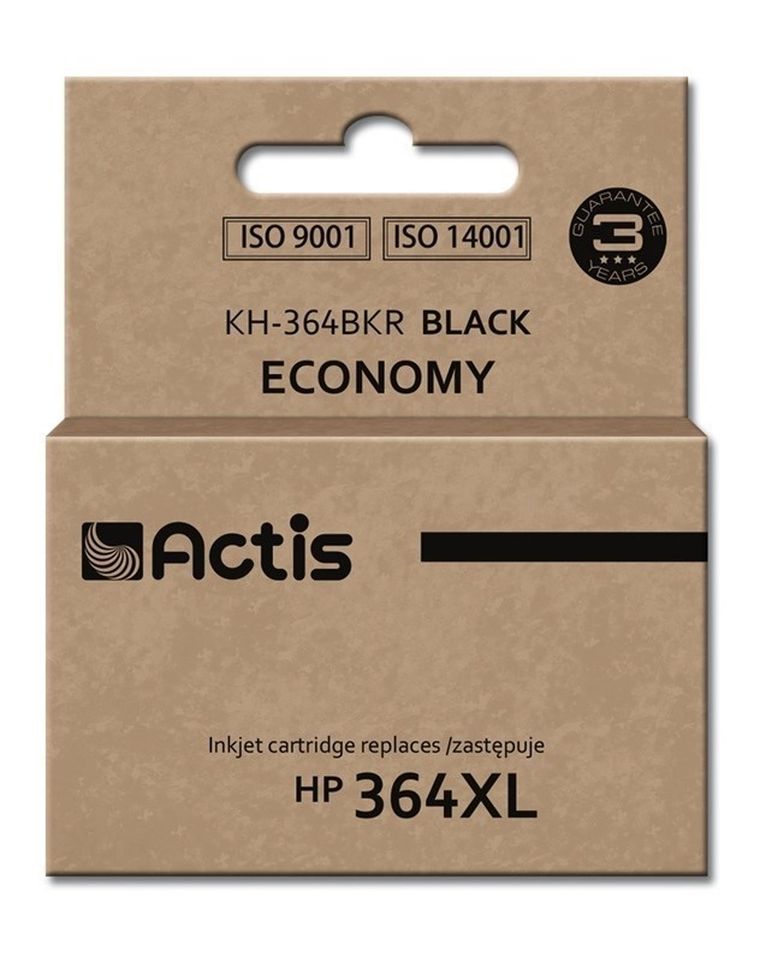 Actis, tusz do drukarki, KH-364BKR, zamiennik HP 364XL CN684EE, Standard, 20 ml, czarny