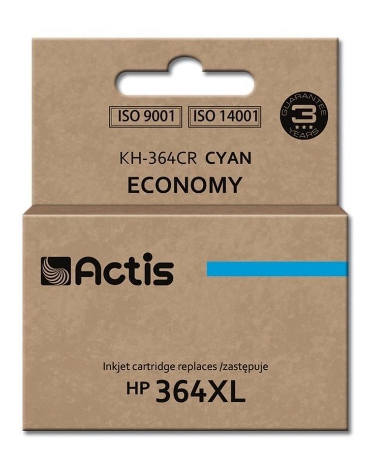 Actis, tusz do drukarki, KH-364CR, zamiennik HP 364XL CB323EE, Standard, 12 ml, niebieski