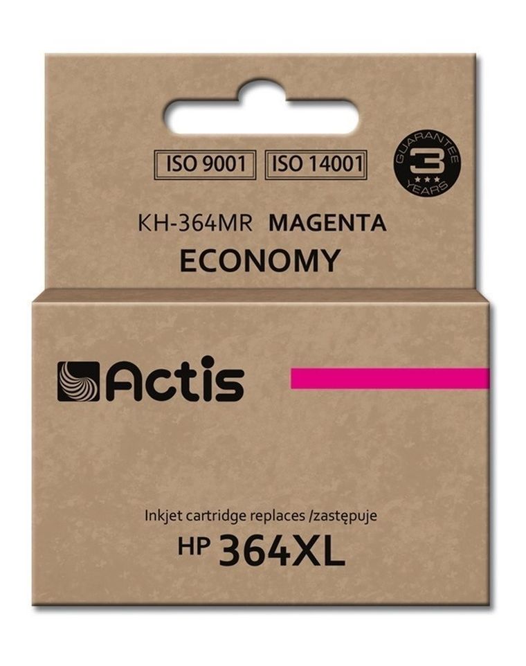 Actis, tusz do drukarki, KH-364MR, zamiennik HP 364XL CB324EE, Standard, 12 ml, czerwony
