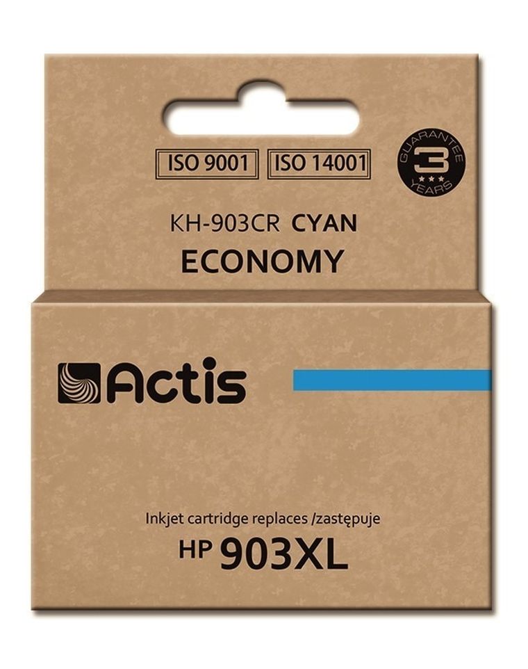Actis, tusz do drukarki, KH-903CR, zamiennik HP 903XL T6M03AE, Premium, 12 ml, niebieski