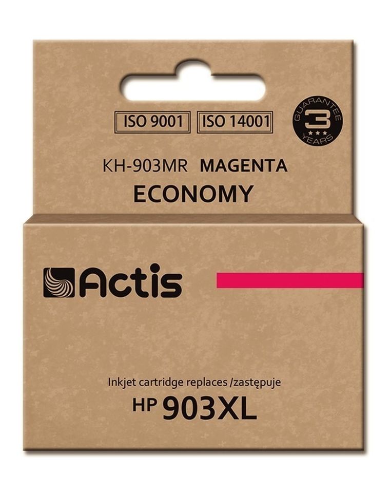Actis, tusz do drukarki, KH-903MR, zamiennik HP 903XL T6M07AE, Premium, 12 ml, czerwony