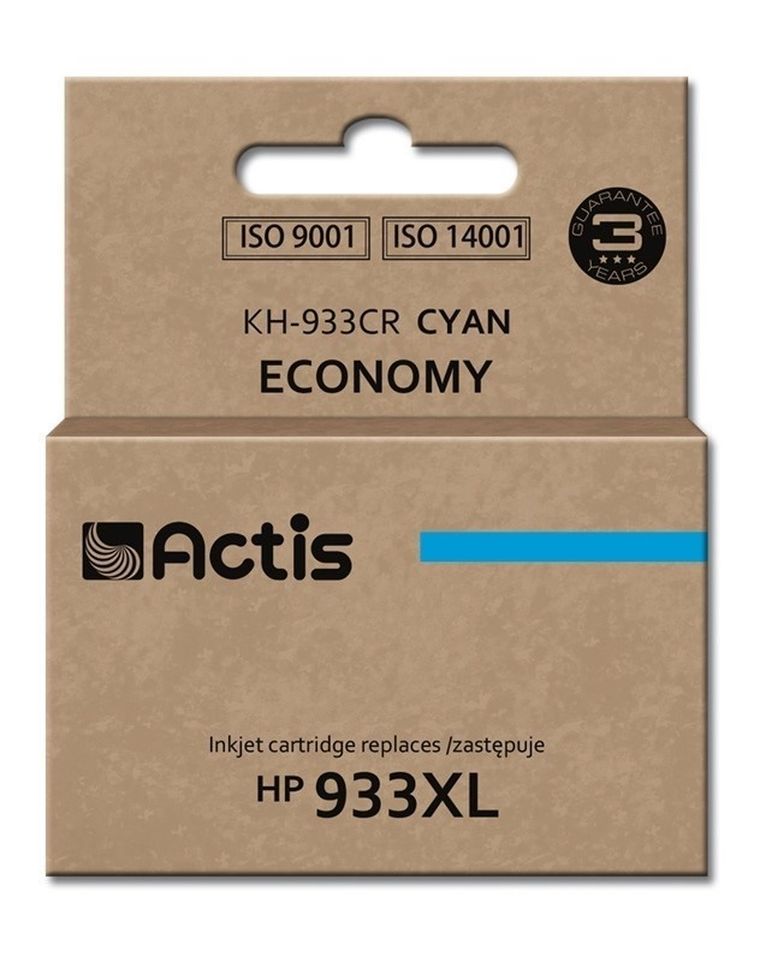 Actis, tusz do drukarki, KH-933CR, zamiennik HP 933XL CN054AE, Standard, 13 ml, niebieski