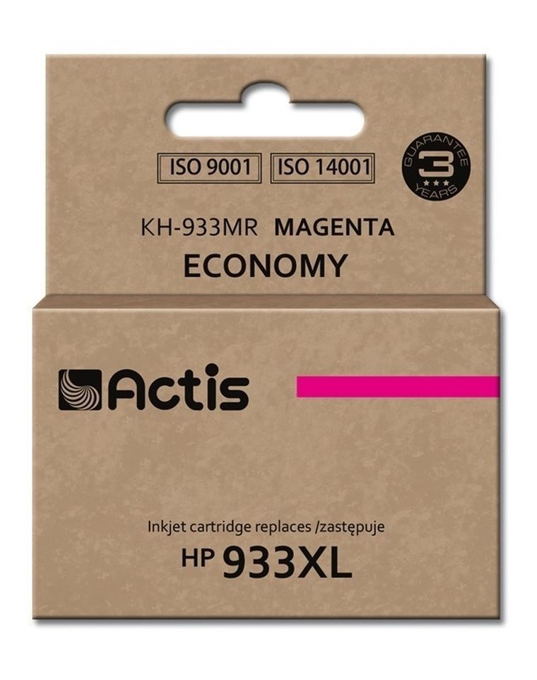Actis, tusz do drukarki, KH-933MR, zamiennik HP 933XL CN055AE, Standard, 13 ml, czerwony