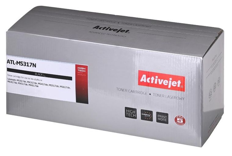 Activejet, ATL-MS317N toner, zamiennik do Lexmark 51B2000, Supreme, 2500 stron, czarny