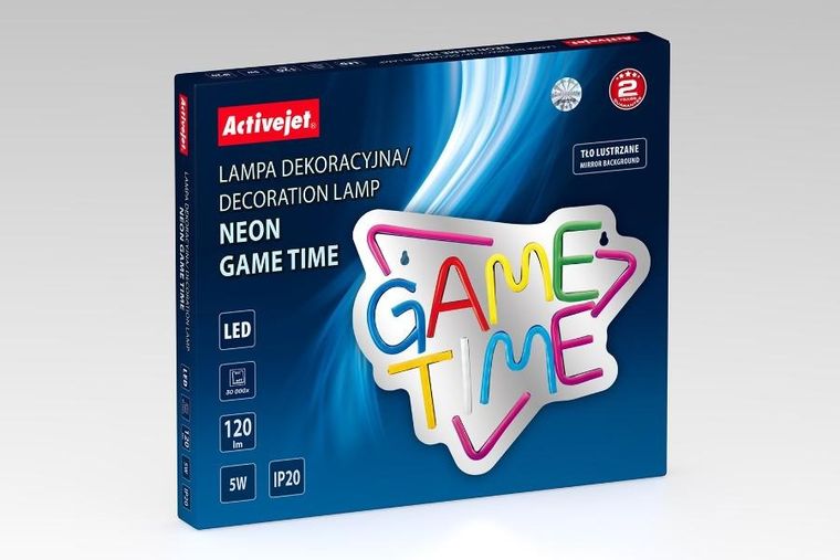 Activejet, neon LED, Game time